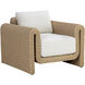 Tibi Natural / Louis Cream Outdoor Lounge Chair